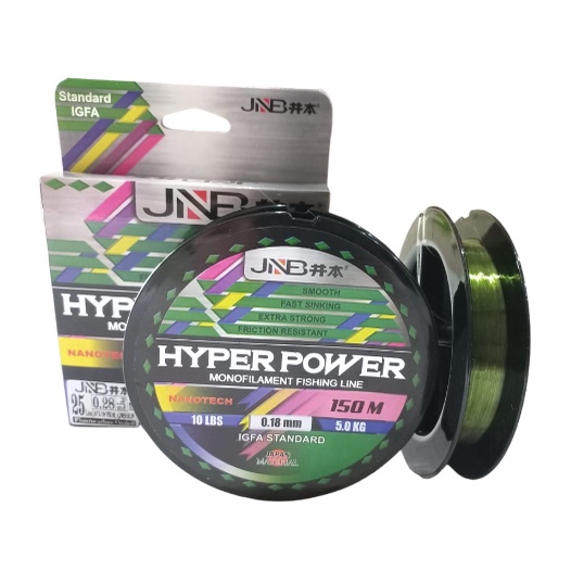 Senar Monofilament Mono JNB HYPER POWER 150 m meter - IGFA