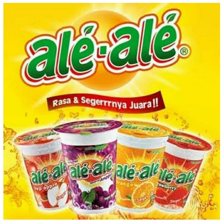 ALE ALE 1 DUS ISI 24 CUP / MINUMAN RASA BUAH