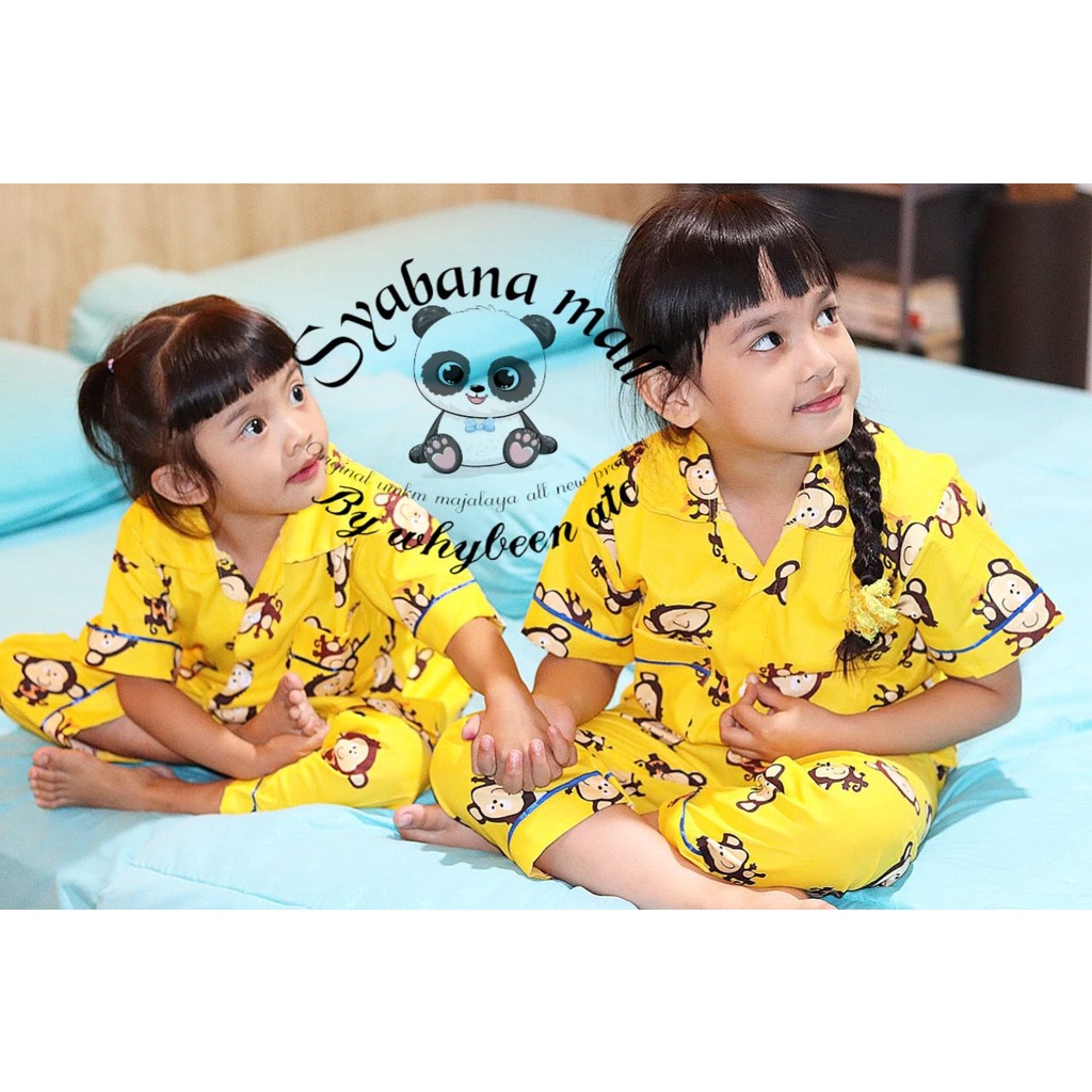 PIYAMA ANAK 1-5 TAHUN M L XL MOTIF TERBARU