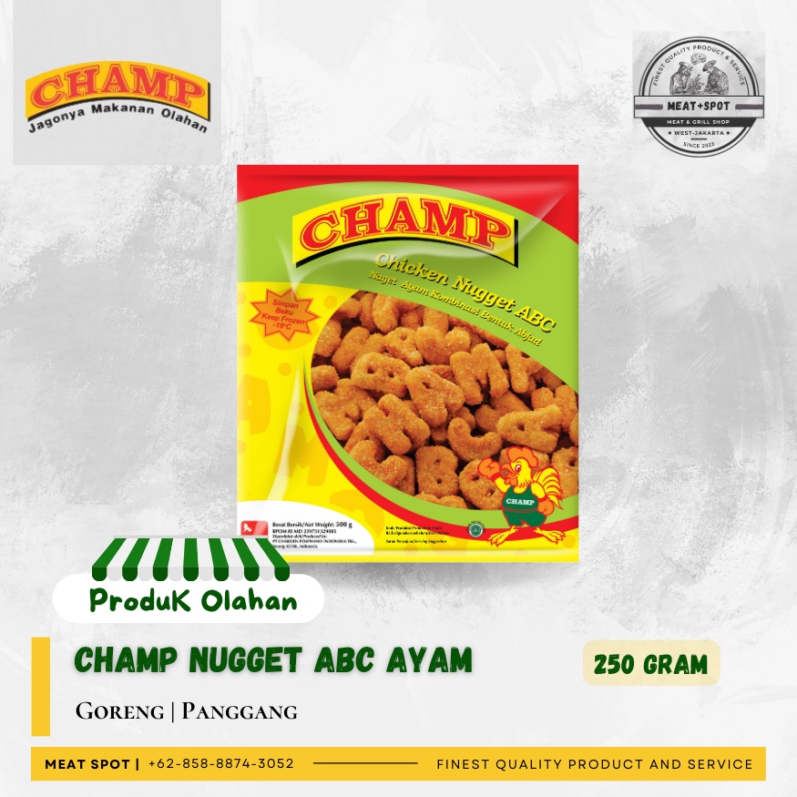 

Champ Nugget Ayam ABC | Goreng | 250 gr