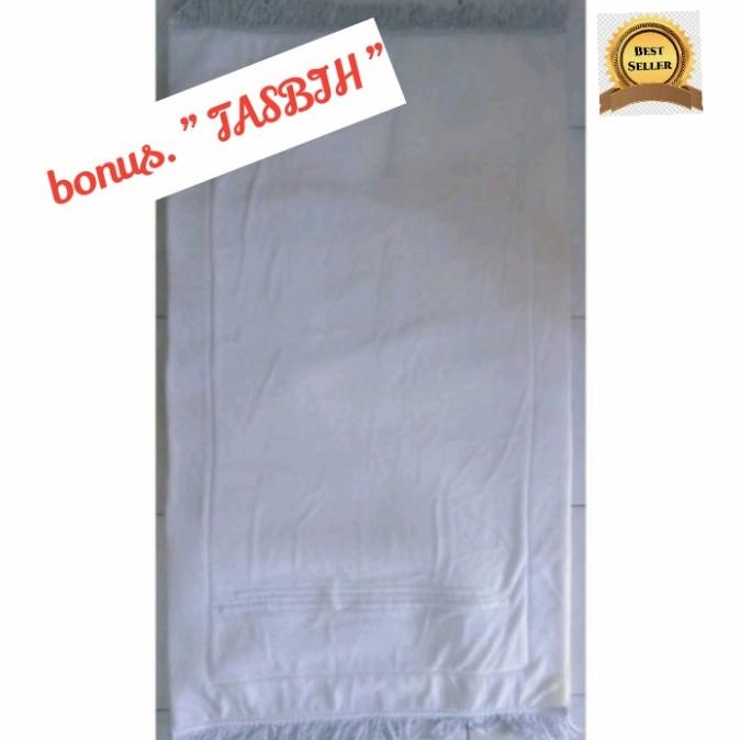 SAJADAH PUTIH BERSIH POLOS