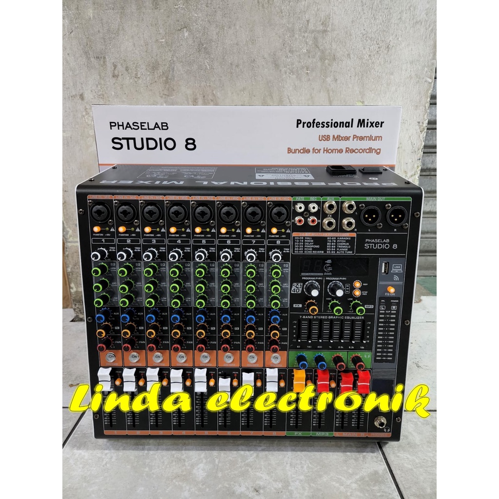 Mixer Audio Phaselab studio 8 8CH Soundcard Original