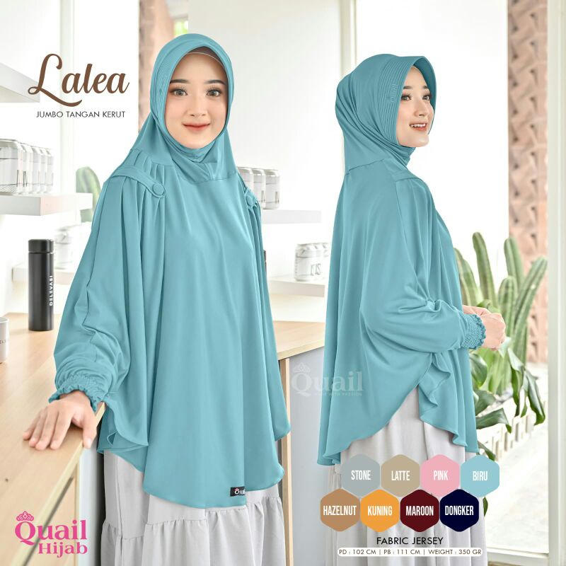 Lalea Jilbab Instan by Quail / Jilbab Jumbo Tangan Kerut