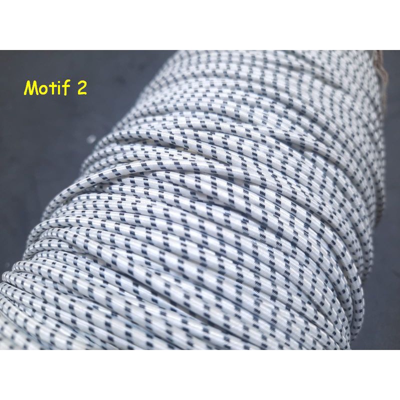 【COD】 Tali Elastis Karet String` Frame Tenda` Flysheet` Terpal` Kalung Gelang Ikat Rambut