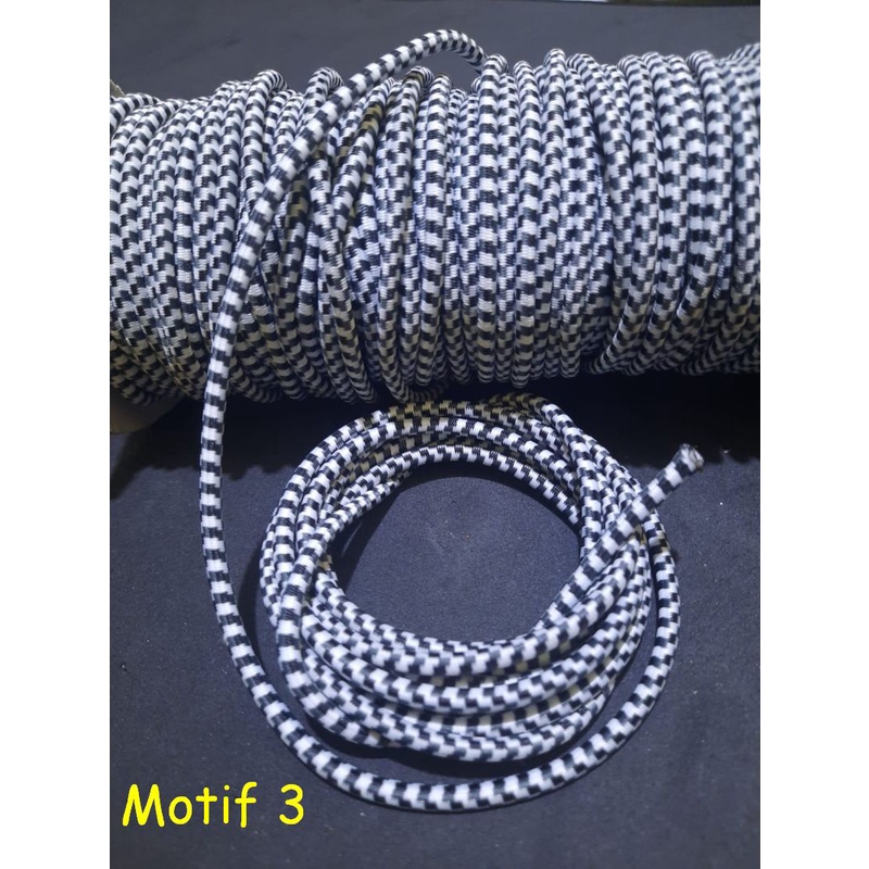 【COD】 Tali Elastis Karet String` Frame Tenda` Flysheet` Terpal` Kalung Gelang Ikat Rambut
