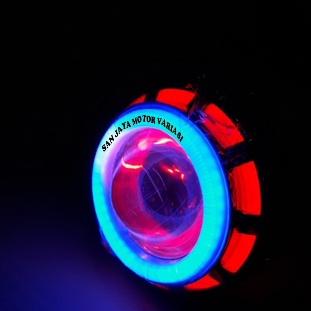 LAMPU MOTOR DEPAN - PROJIE LED - BULAT  LONG STAY FLASH HP-U49 MYTH