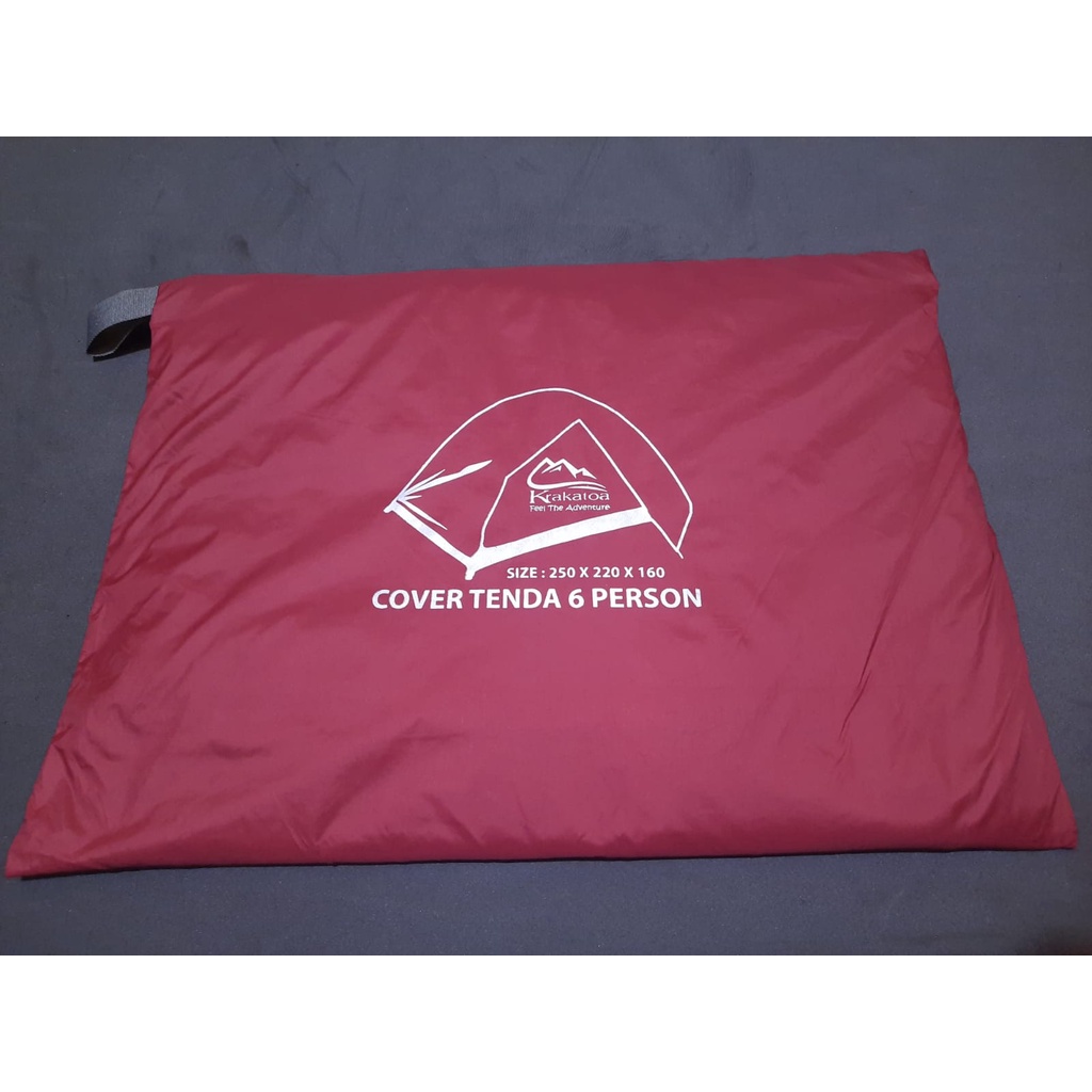 【COD】 Cover Waterproof Tenda Dome 3 / 4 / 5 / 6 / 7 Orang` Penutup Anti Air Tenda Camping` Pelindung Tutup Tenda 3P 4P 5P 6P 7P` Double Layer