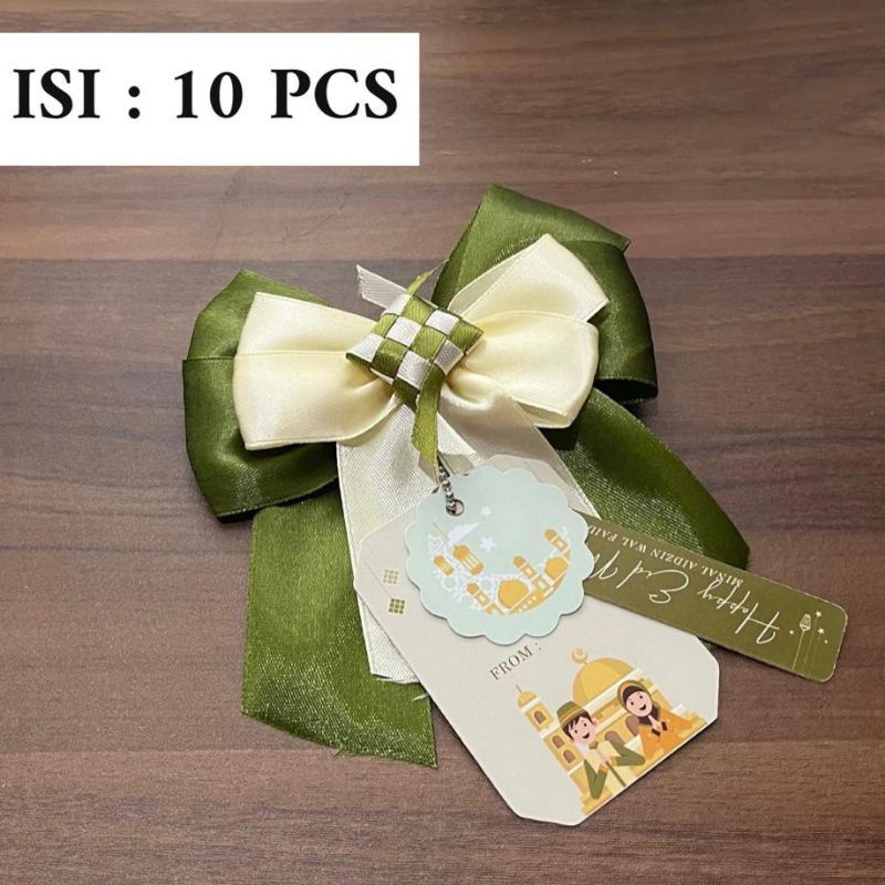 

10PCS TAG LEBARAN PITA KETUPAT | TAG EID | KARTU LEBARAN | PITA KETUPAT