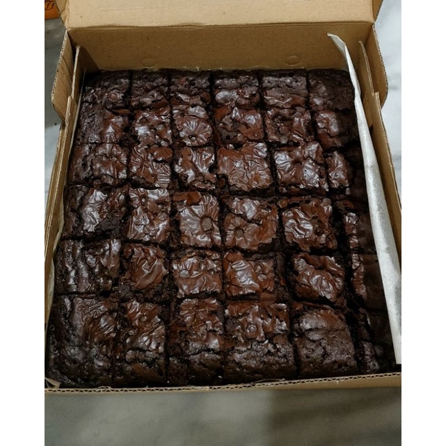 

Brownies Bites Panggang Fudgy Choco Chip Original size 20x20