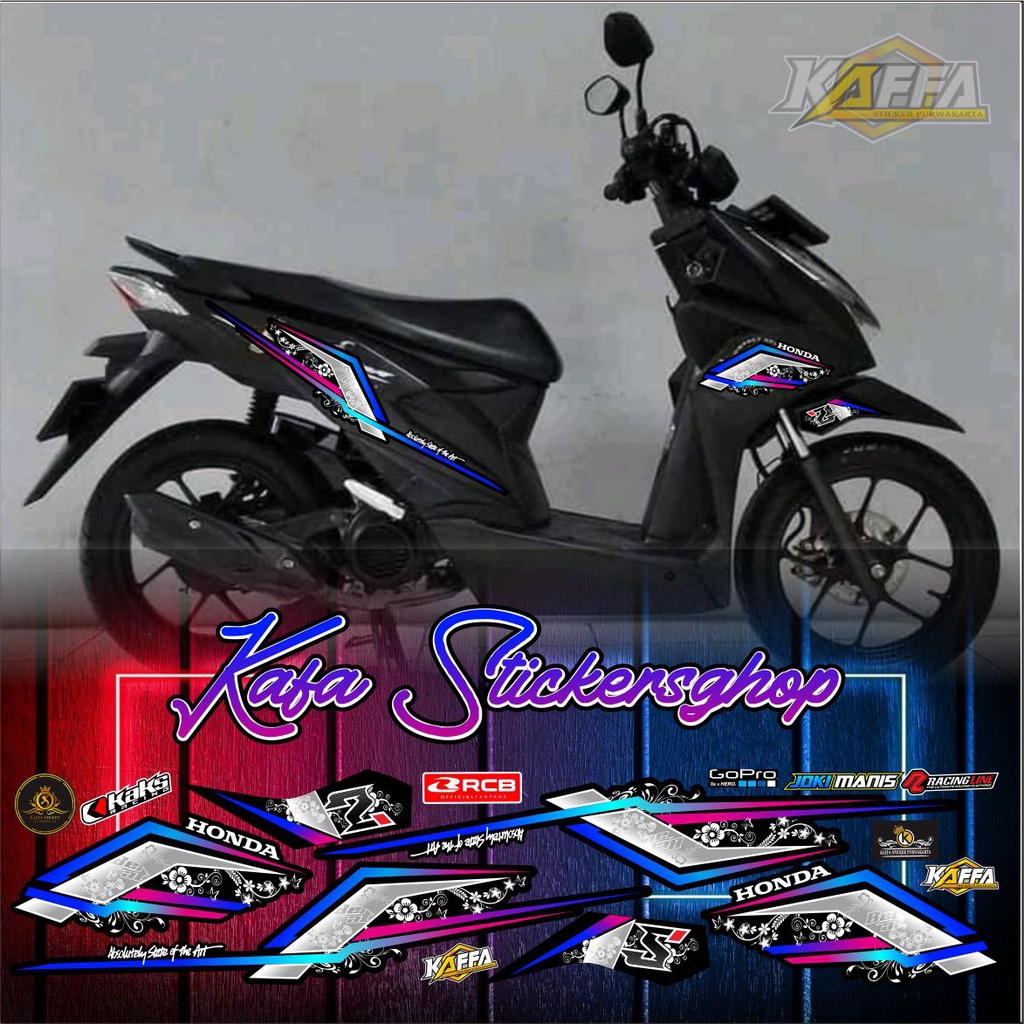 STRIPING BEAT BARU DELUXE VARIASI STICKER BEAT NEW STRIPING VARIASI