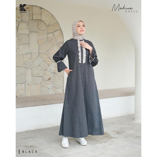KORINA Madina dress || dress korina terbaru || gamis korina || gamis lebaran || korina sale