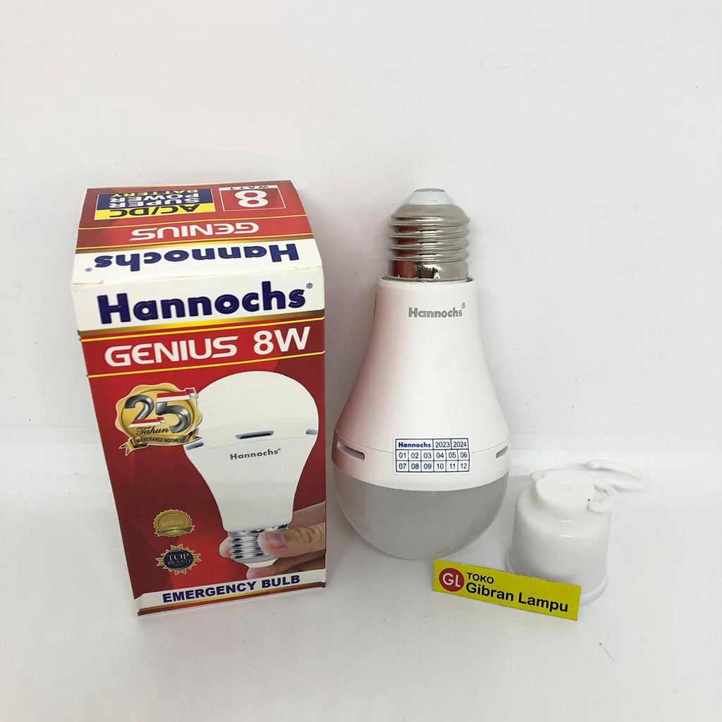 Lampu LED Hannochs Genius 8 Watt (Emergency Magic Lamp)