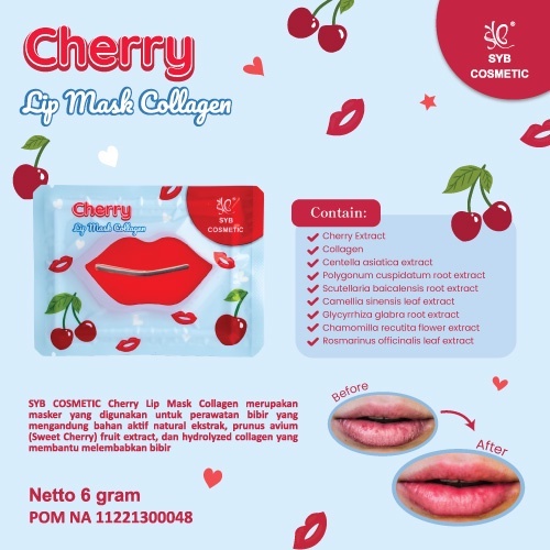 MFI - SYB Crystal Collagen Lip Mask | BPOM