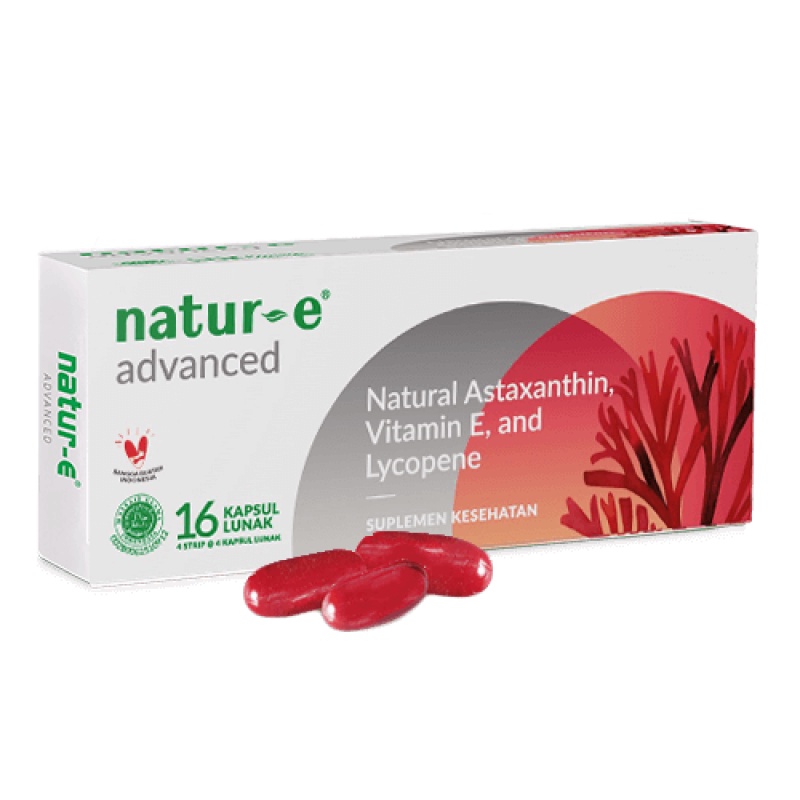 NATUR E ADVANCED 16 KAPSUL VITAMIN E SUPLEMEN VITAMIN KULIT