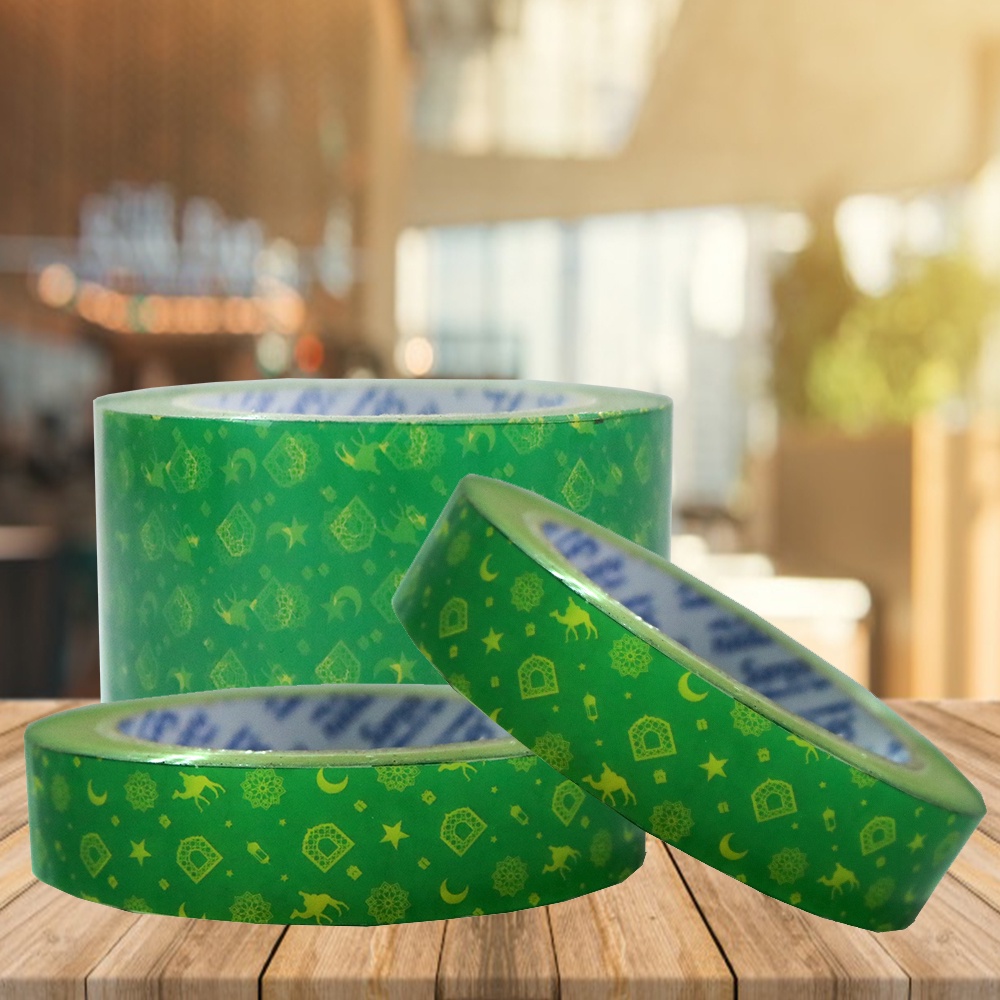RAMADHAN TAPE / ISOLASI PRINTING / SEALING TAPE / LAKBAN RAMADHAN ? LAKBAN CUSTOM PRINTING