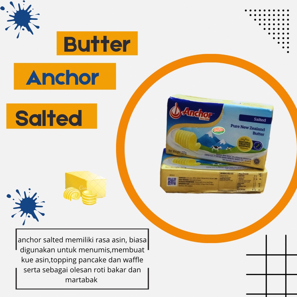 

BUTTER ANCHOR SALTED 200 GR