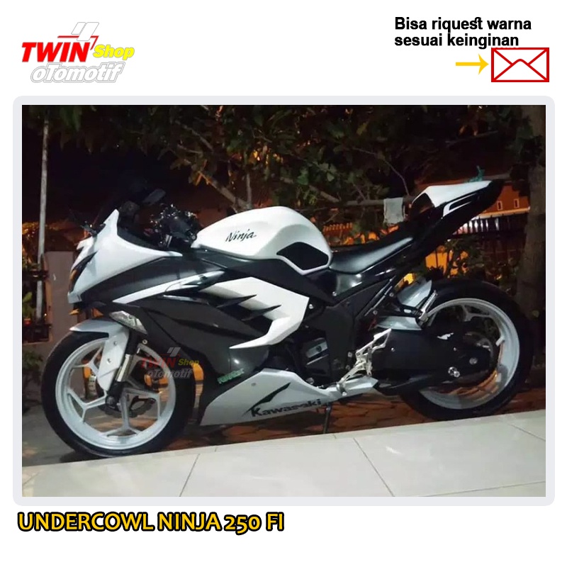 Undercowl ninja fi 250, aksesoris ninja fi 250 body ninja fi 250  hijau