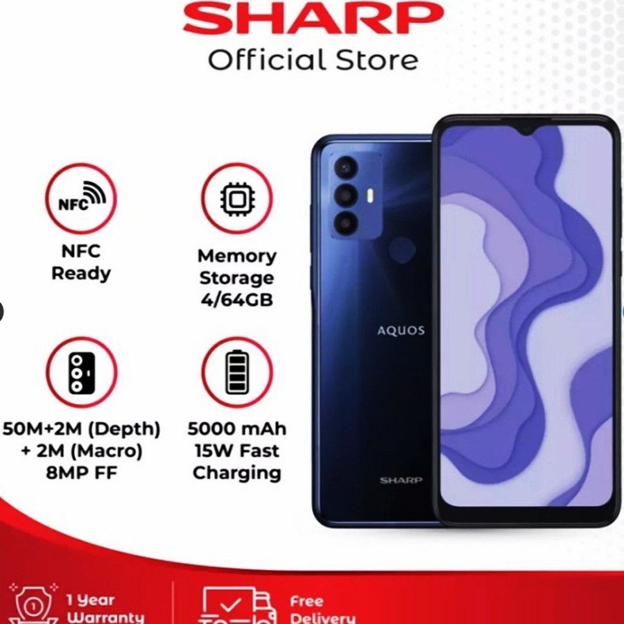 AQUOS V6 Plus Smartphone/SHARP | SH-C04(B)/(G) HP ANDROID SHARP V6+ - HP ONLY