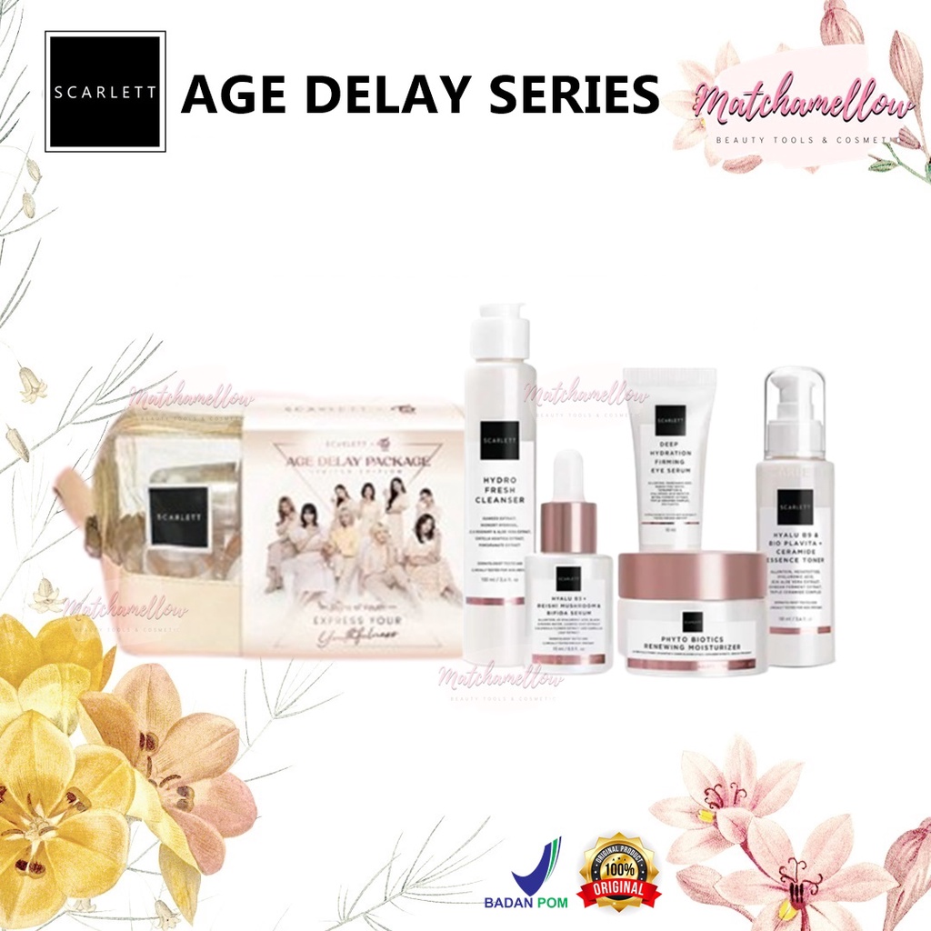 ❄️MATCHA❄️SCARLETT WHITENING AGE DELAY - HYALU B5 B9 MOIST EYE SERUM ORIGINAL