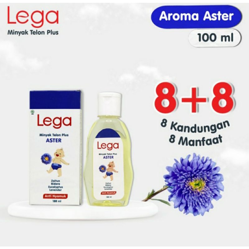 LEGA Minyak Telon Plus Varian Rose, Acacia, Green tea dan Aster 100ML 70ml