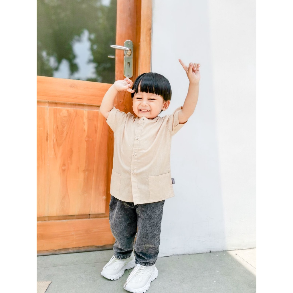 T24 - Keola Koko Cali Shirt (Kemeja Koko Anak) Usia 1 – 6 Tahun / Premium Koko Tee Kekinian terbaru