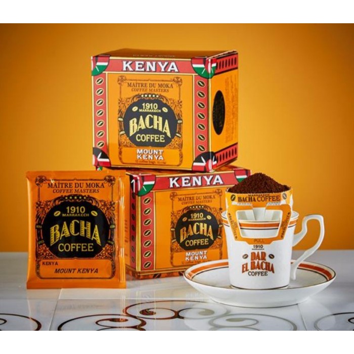 

Bacha coffee - Kopi bubuk 12 bag x 12 g per box - I LOVE PARIS