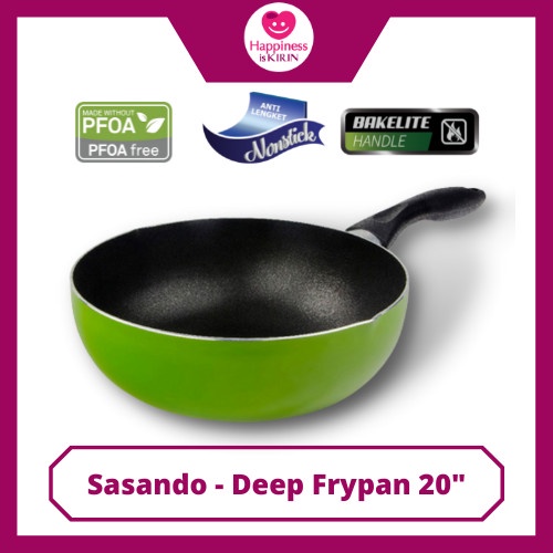 Teflon Kirin Frypan Deep Sasando 20 cm / Wajan Teflon Anti Lengket anti lengket termurah stainless w