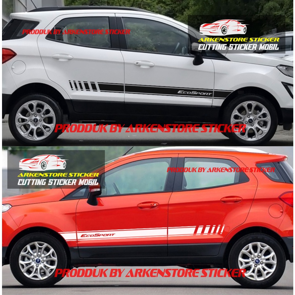 stiker mobil ecosport cutting sticker mobil ford ecosport terabru