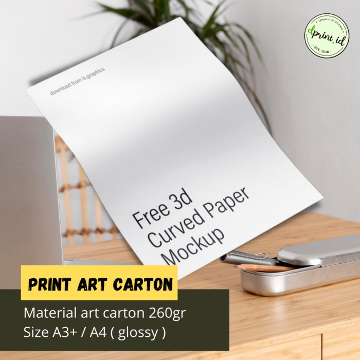 Digital Print Color A4 Art Karton 260gsm 1 muka