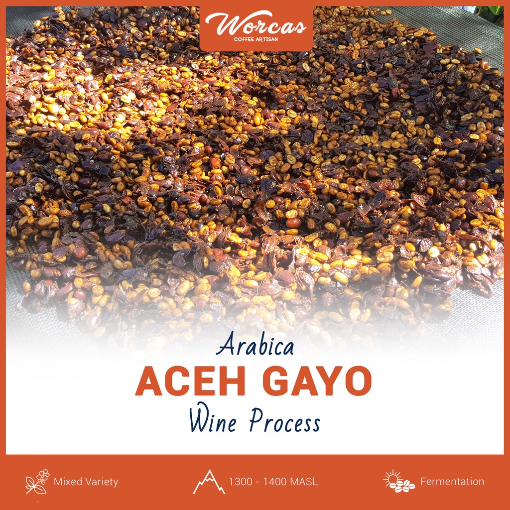 

Green Bean Arabica Aceh Gayo Wine Process 1Kg (Biji Kopi Mentah)