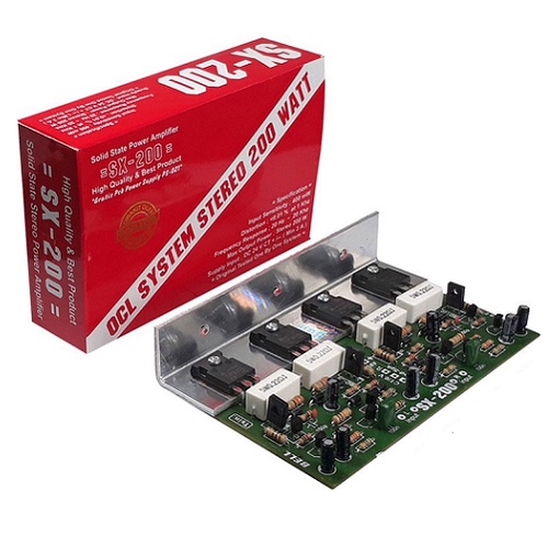 Kit Power Amplifier OCL Stereo 200 W Bell SX-200 200W 200watt SX200 SX 200 RMS