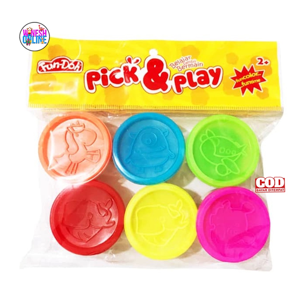 Fun-doh Refill / isi malam lilin plastisin