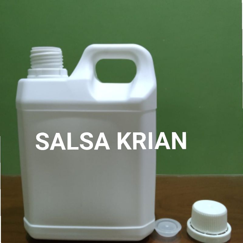 Jerigen 1 L Pendek Putih Susu