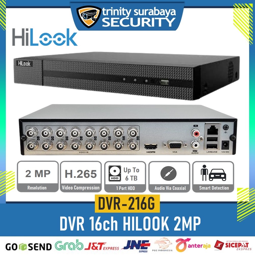 DVR 16ch HILOOK 216G-K1 (S)  By Hikvision