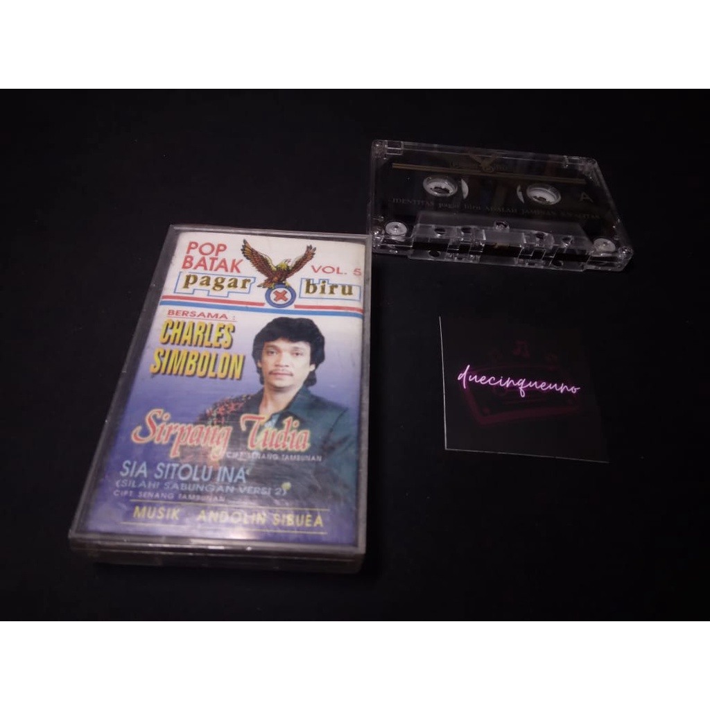 POP BATAK VOL. 5 PAGAR BIRU - SIRPANG TUDIA (KASET PITA)
