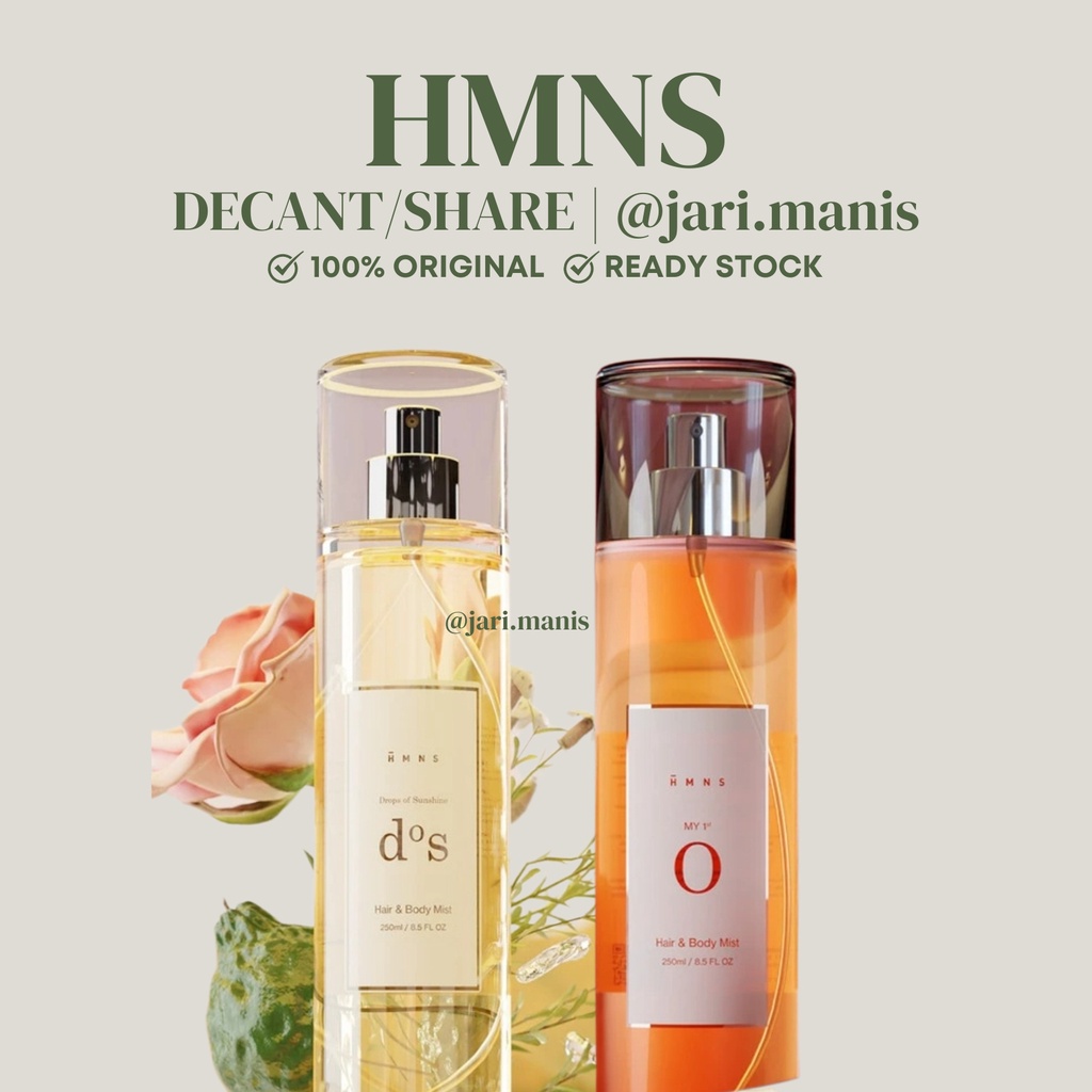 decant share - HMNS Hair &amp; Body Mist Elea Drop of Sunshine my first o dos 1st vial tester parfum