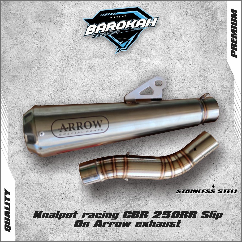 Knalpot Racing CBR 250RR Slip On Arrow