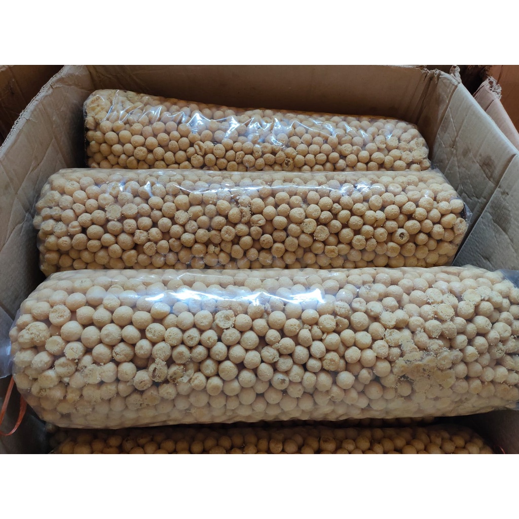 (COD) Tahu Bulat Mini Kering 500gram / Keripik Tahu Pong Kering / Cuanki Lidah / Cuanki Tahu