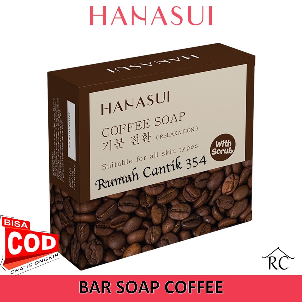 Hanasui Bar Soap Coffee