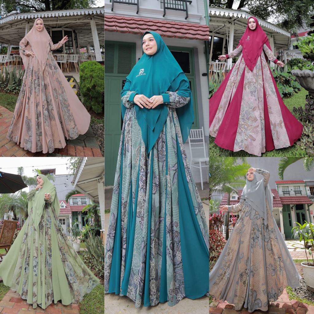 New Pecah 8 Series By Baraya Syar'i ORI Hijab Gamis Syar'i Original Kekinian Terlaris Termurah Bests