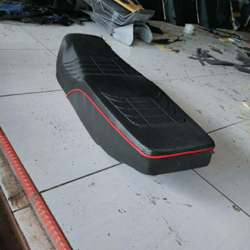 JOK GL PRO-JOK GL MAX LIS MERAH KULIT KARBON SIKU ANTI GEMBOS