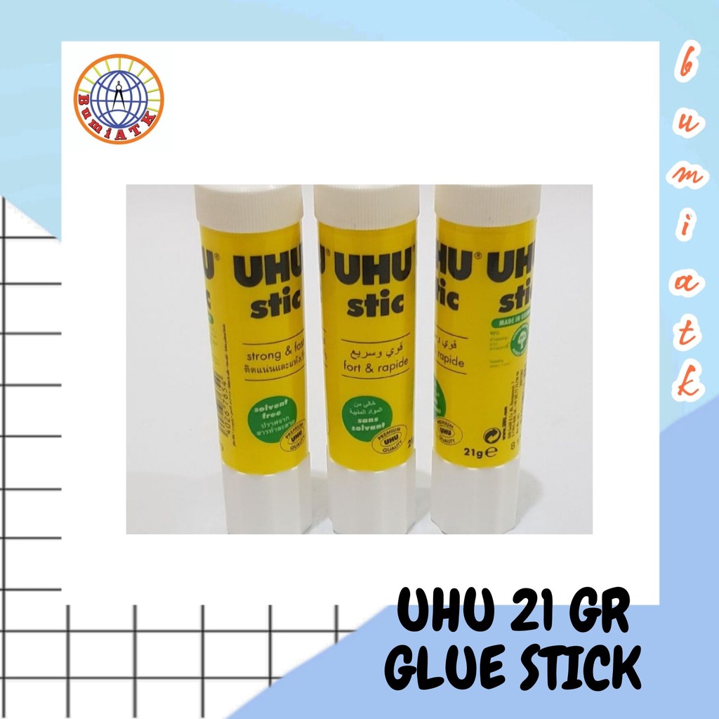 

LEM UHU GLUESTICK 21 GR / LEM KERTAS / LEM UHU STICK