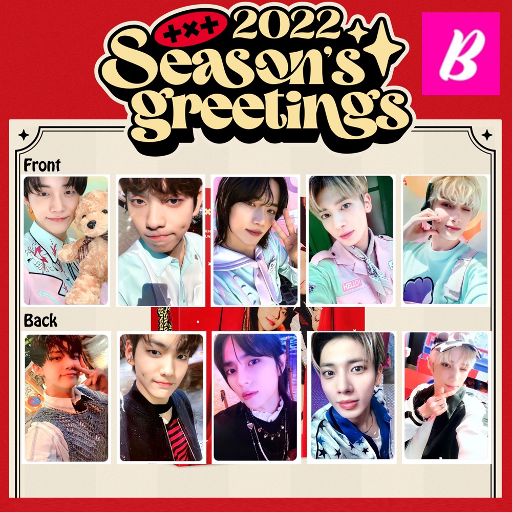 TXT SEASON GREETINGS 2022 PHOTOCARD UNOFFICIAL