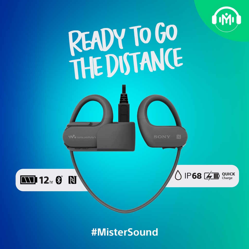 SONY NW-WS623 Bluetooth Walkman Waterproof for Swimming / NW WS623