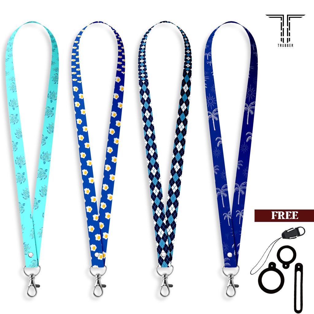 

Lanyard Gantungan HP Aesthetic Gantungan HP Name Tag FREE 3pcs Oring + Kait HP TRB 1,5 cm C Series