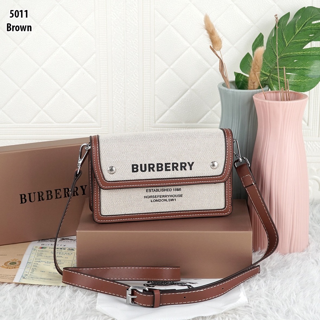 BBR Horseferry Crossbody Canvas Bag 5011