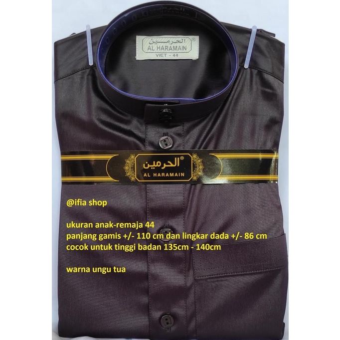 AL HARAMAIN SIZE 44 | JUBAH GAMIS ARAB IMPOR AL HARAMAIN ANAK-REMAJA