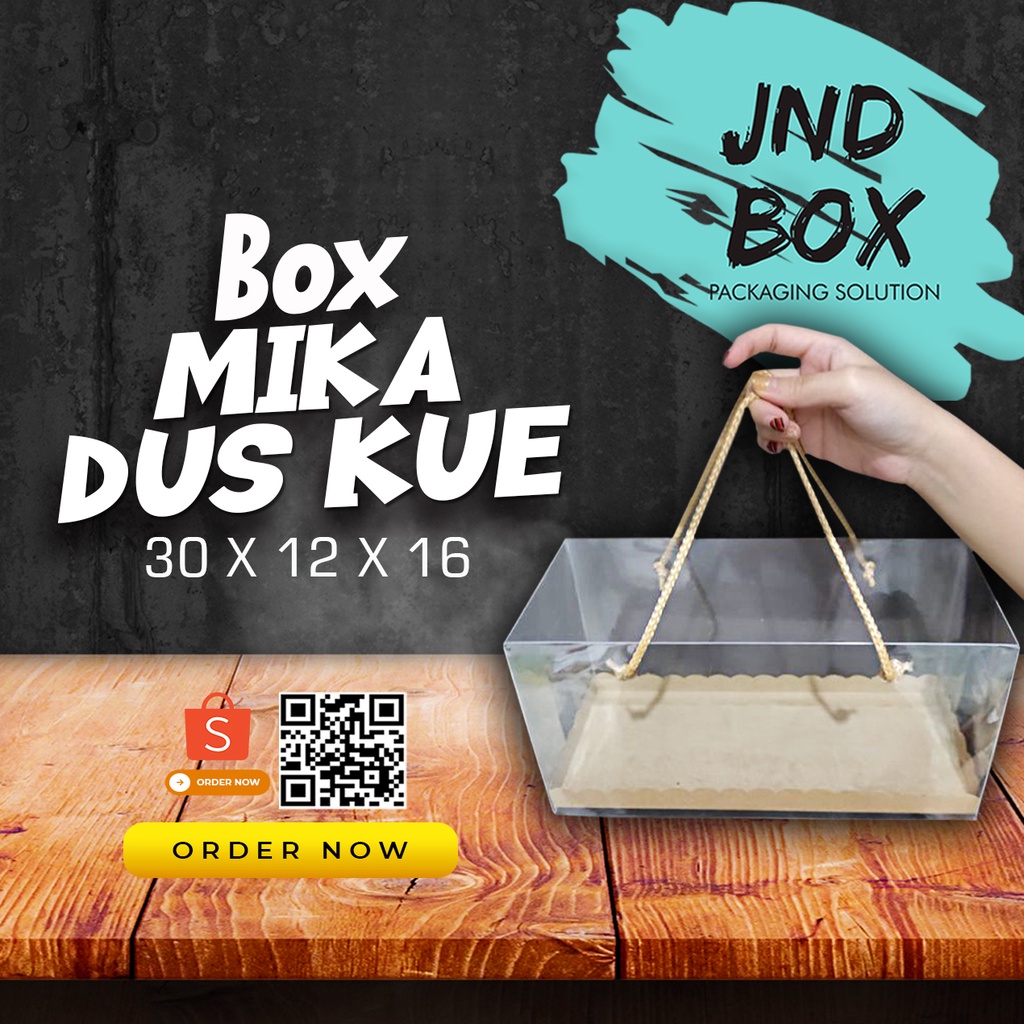 Box Mika Doskue 30 x 12 x 16 cm (Min Order 2 Pcs)