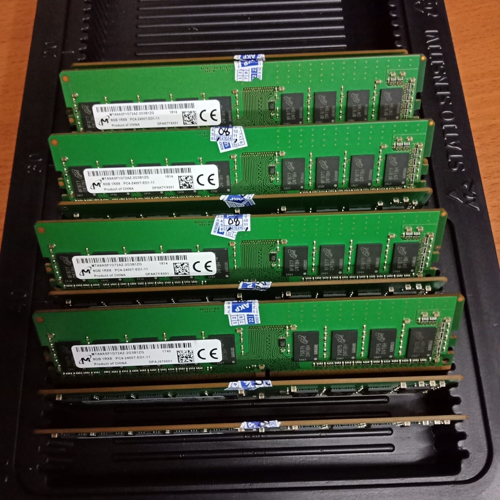 RAM MEMORY SERVER ECC UDIMM/ECC UNBUFERED 8GB DDR4 PC4-2400T/19200MHZ KHUSUS BUAT SERVER XEON BUKAN UNTUK  PC BIASA