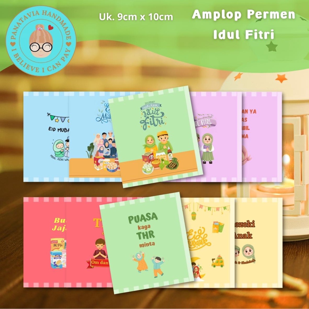 

Amplop Permen Idul Fitri / Ramadhan / THR / Ampau / Amplop Uang